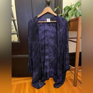 Blue Indigo Rayon Cover Up